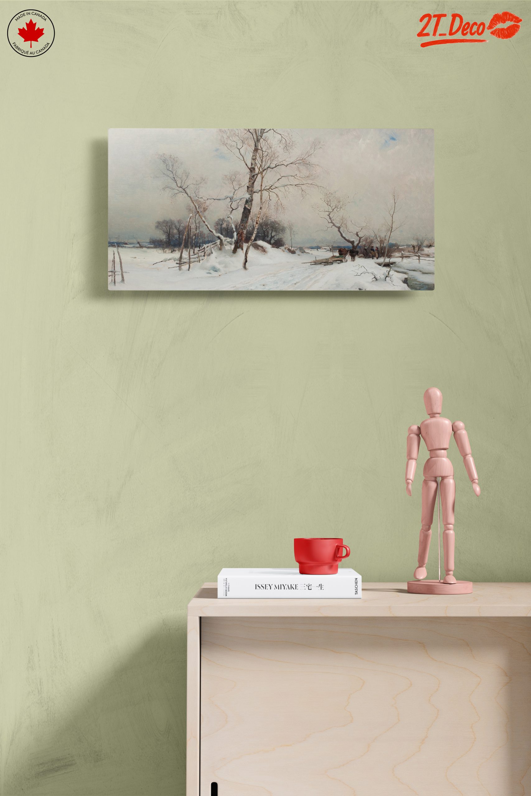 Serene Winter Landscape with Snowy Trees 4 - Image 14