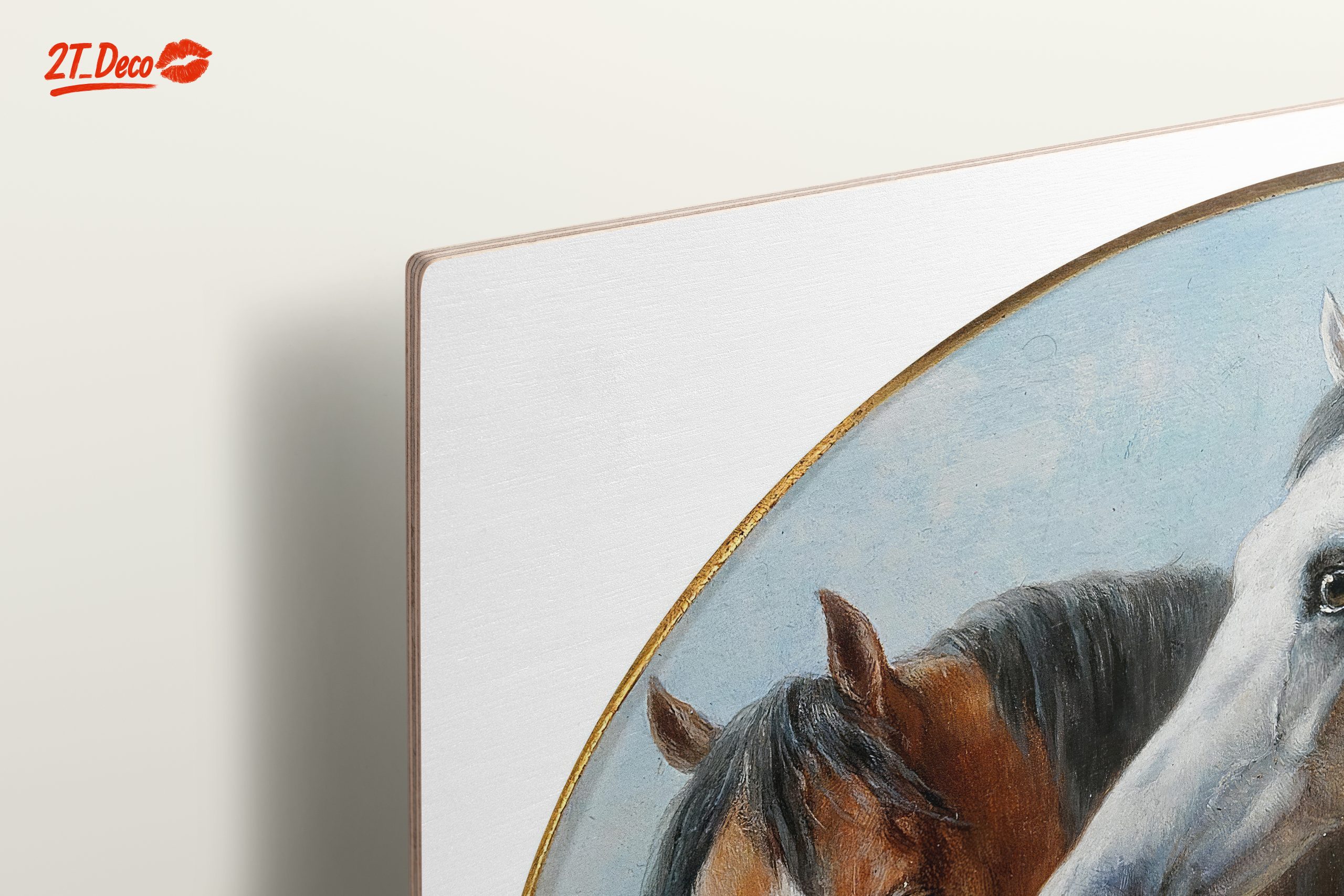 Trio of Majestic Horses in Elegant Setting - Image 15