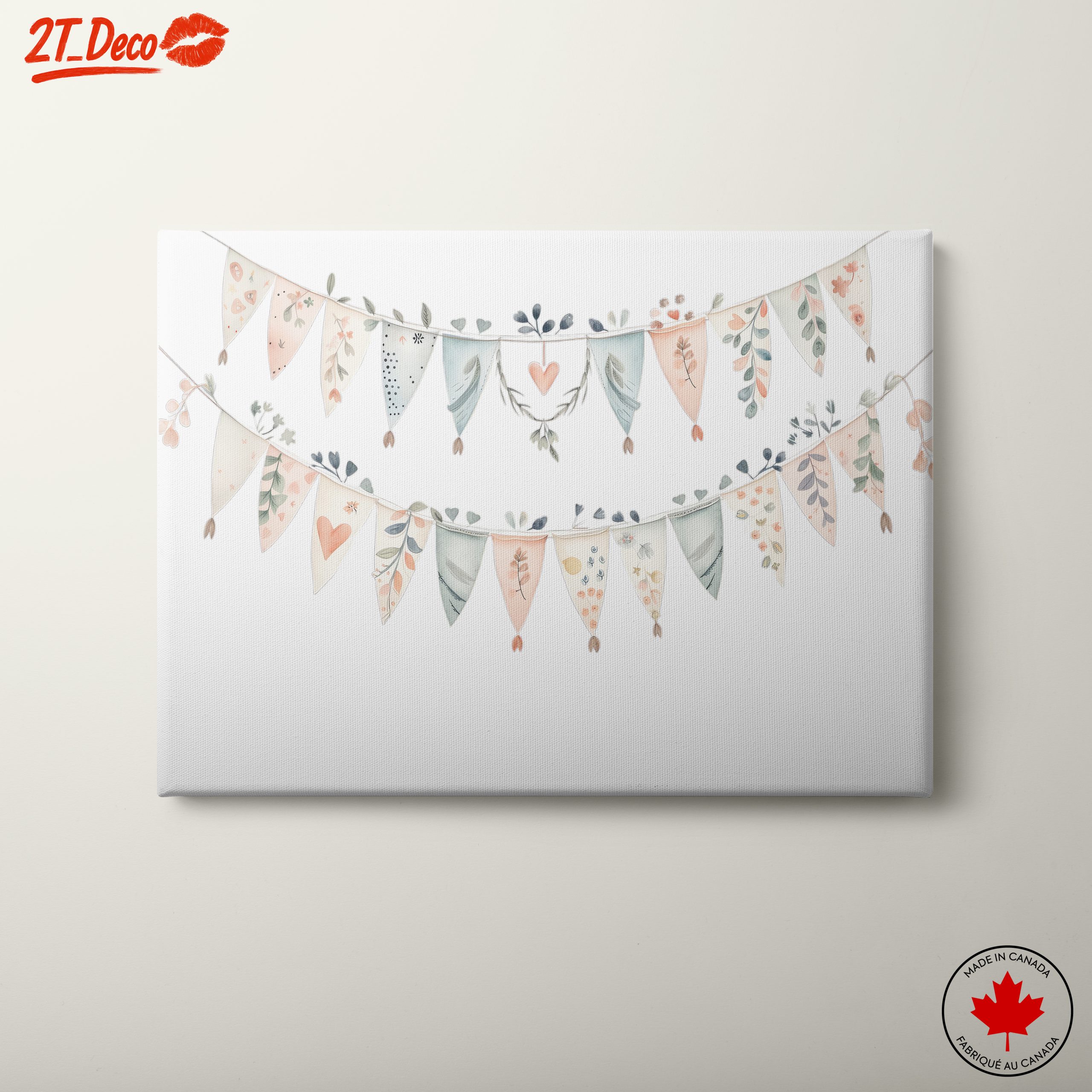 Whimsical Floral Banners for Charming Decor