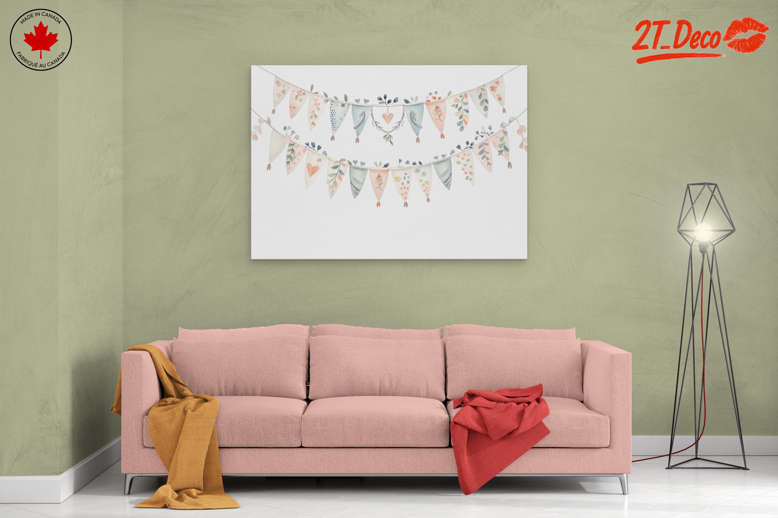 Whimsical Floral Banners for Charming Decor - Image 2