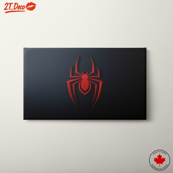 Iconic Spider-Man Logo Wall Art