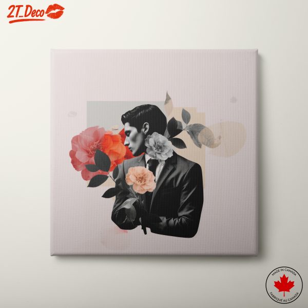 Stylish Contemporary Portrait with Floral Accents 2