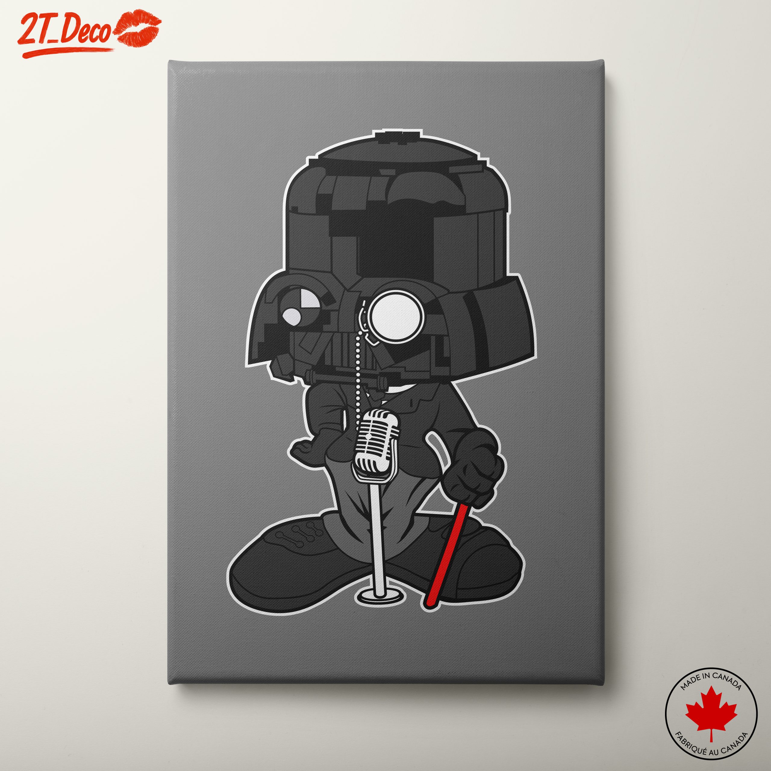 Pop Culture Character with Microphone