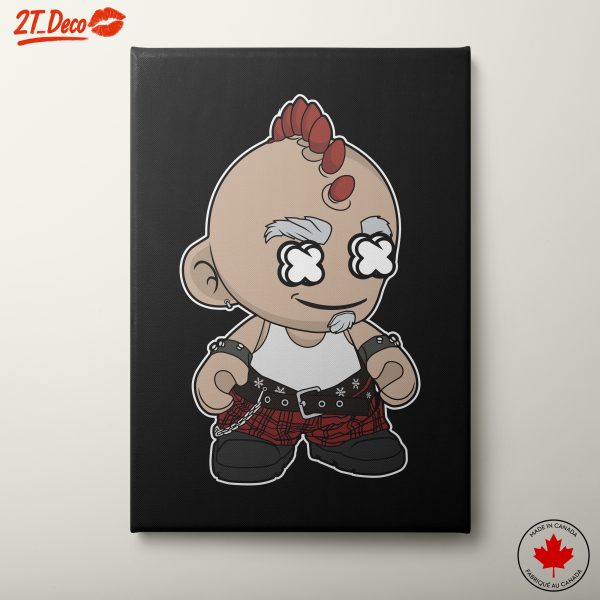 Punk Character Artwork with Edgy Style