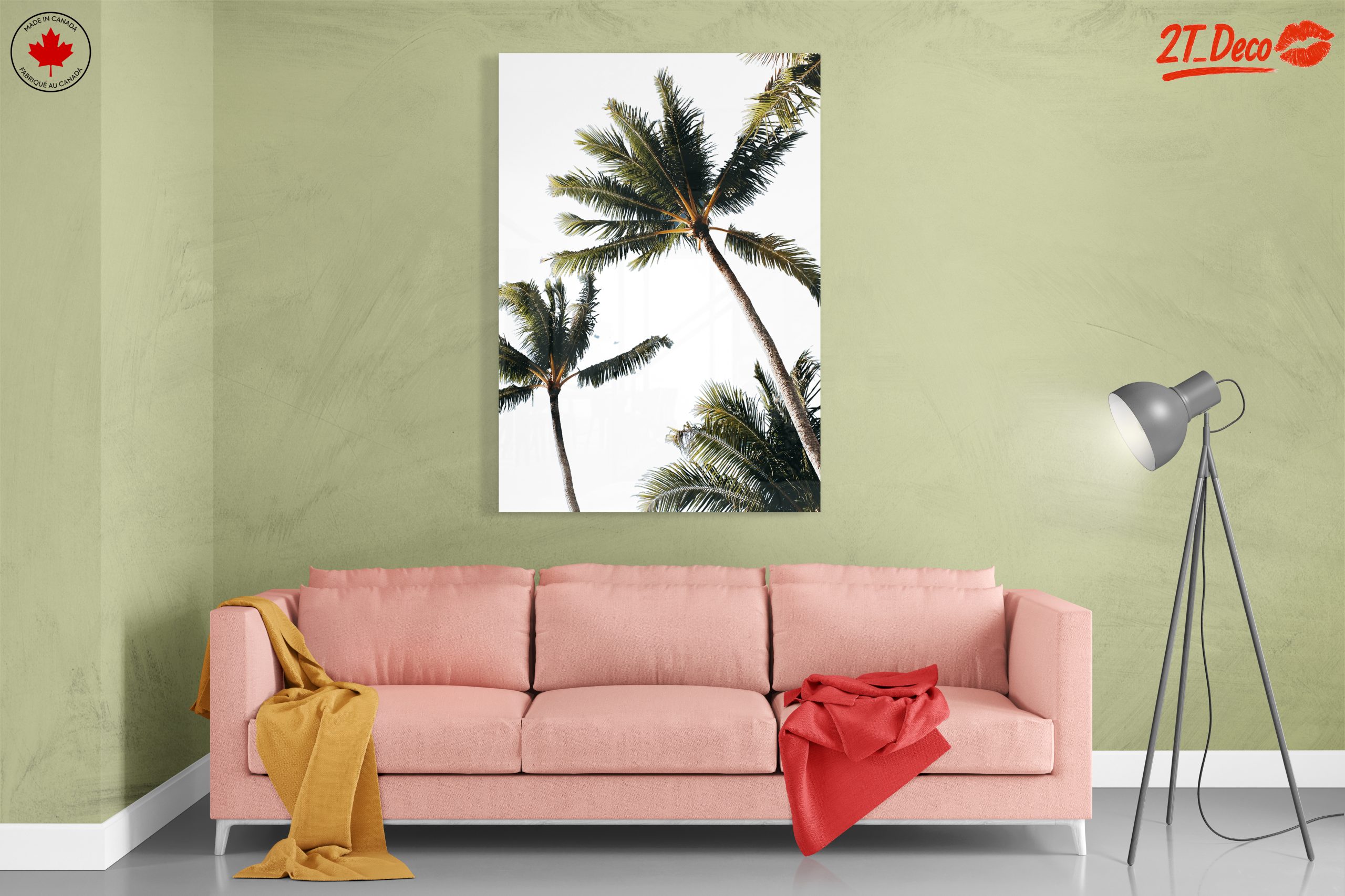Tropical Palm Tree Art - Image 7
