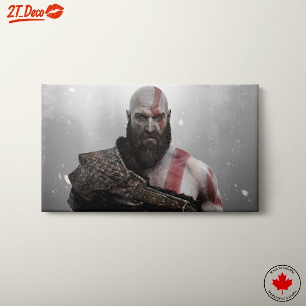 Intense God Of War Character Art