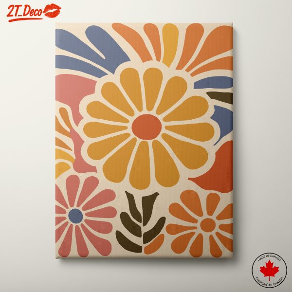 Abstract Floral Shapes for Modern Spaces