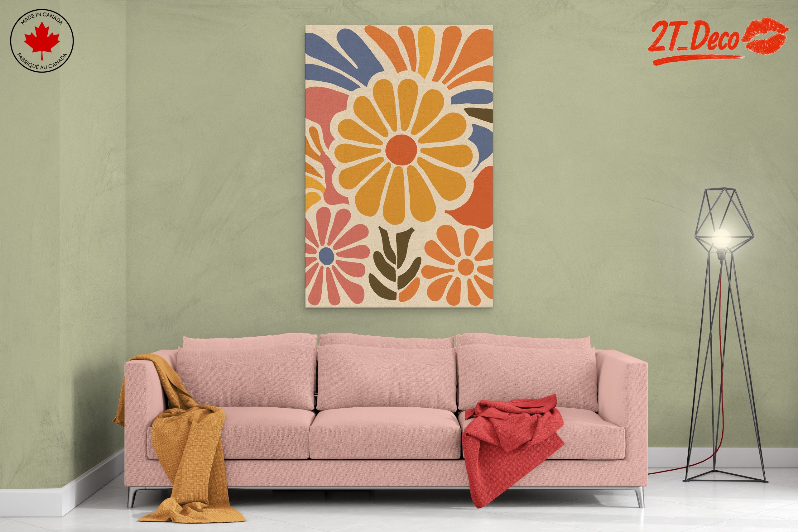 Abstract Floral Shapes for Modern Spaces - Image 2