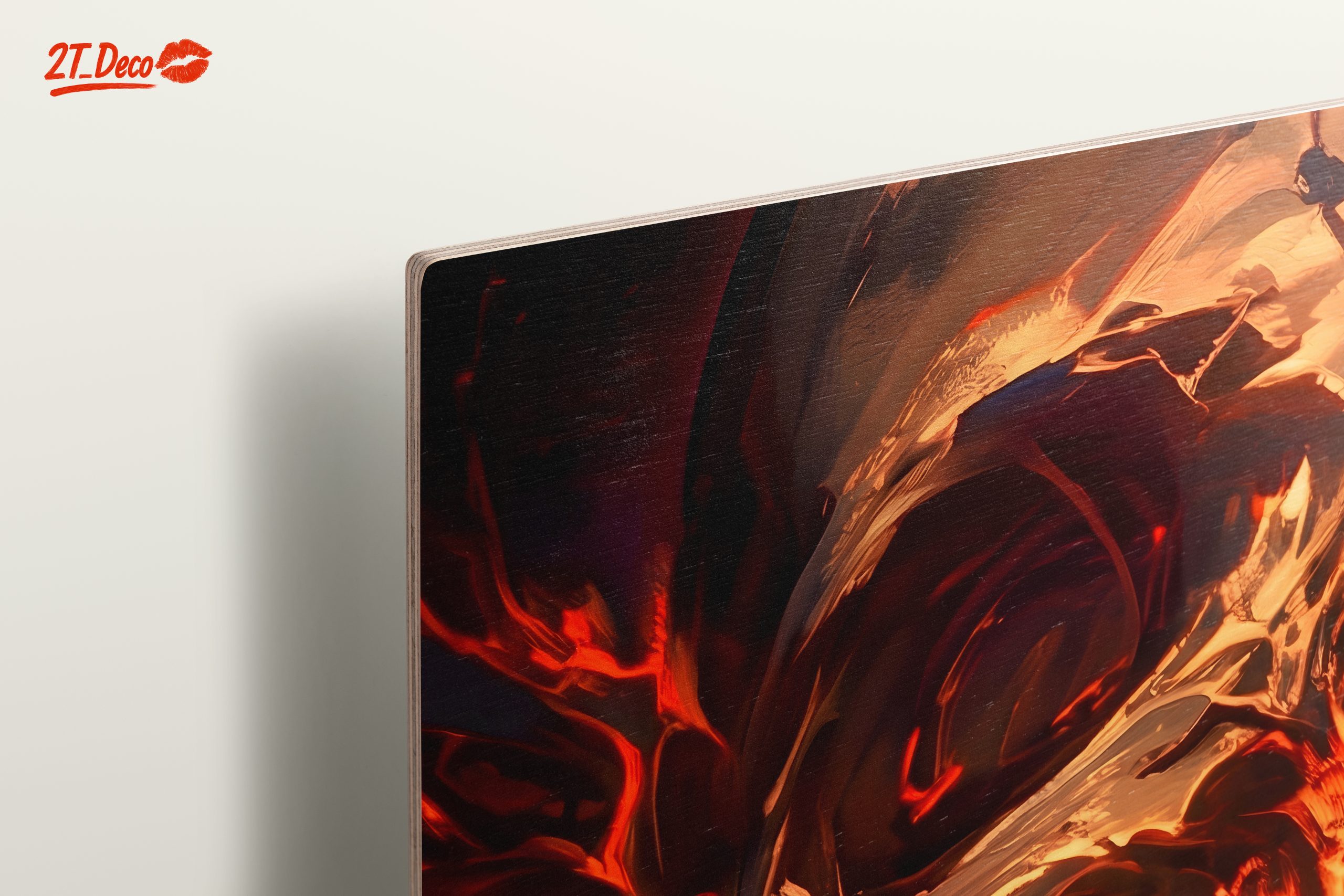 Dynamic Anime Character in Fiery Artwork - Image 15