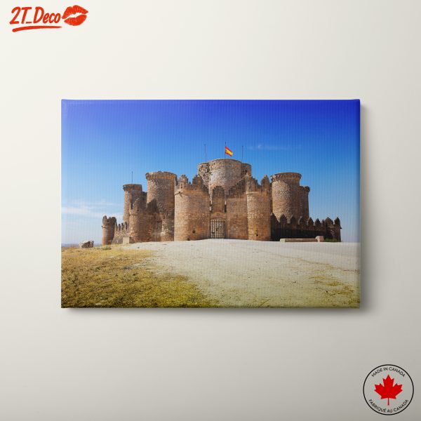 Castle Landscape Under a Clear Blue Sky