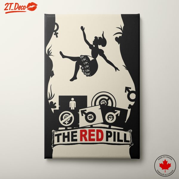 The Red Pill - Social Commentary Art
