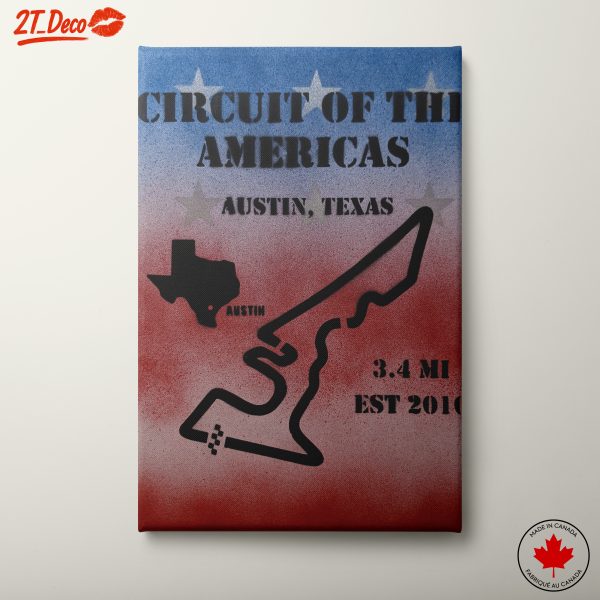 Circuit of the Americas Artwork from Austin, Texas