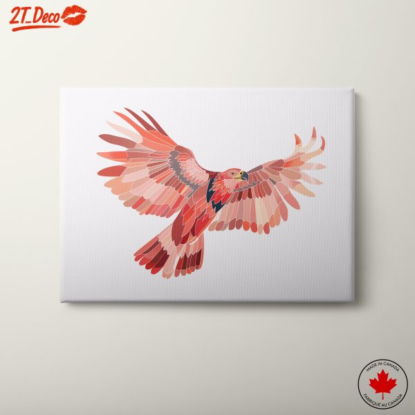 Colorful Eagle Art Flying