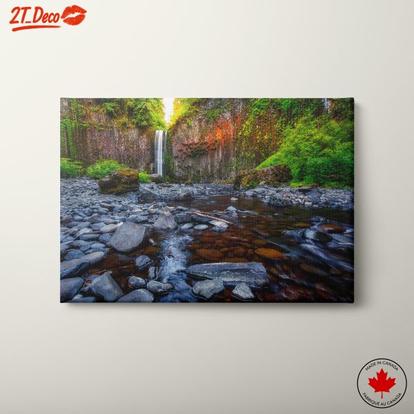 Stunning Waterfall in Serene Nature