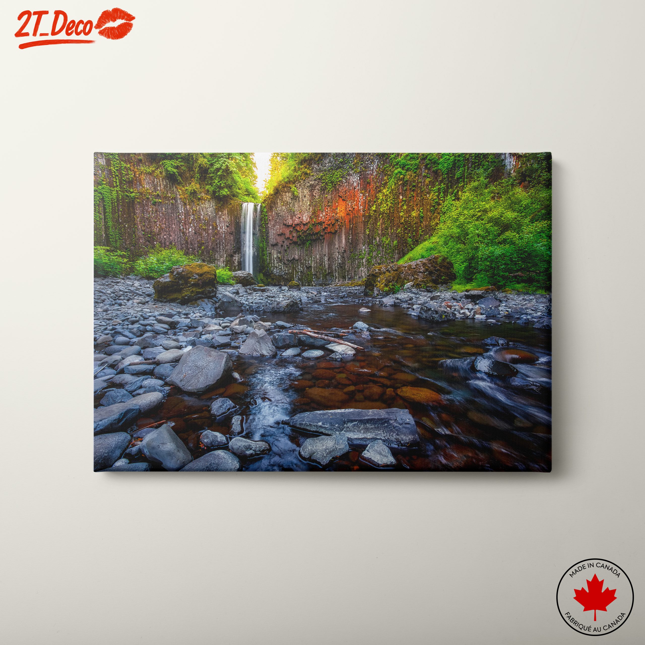 Stunning Waterfall in Serene Nature
