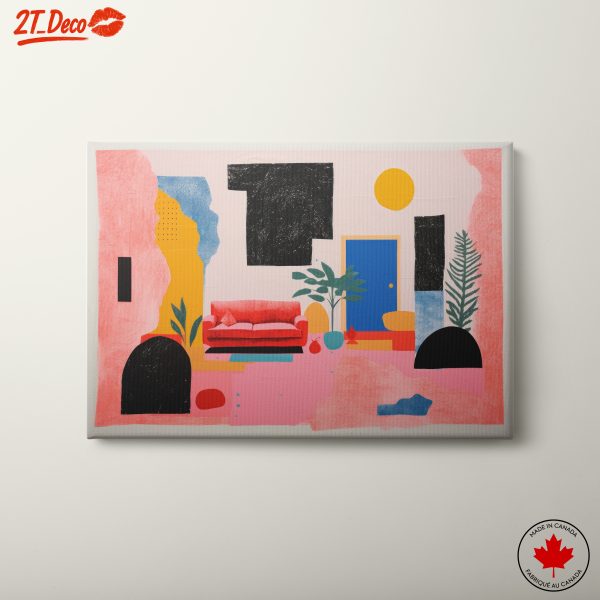 Vibrant Contemporary Urban Artwork for Modern Spaces