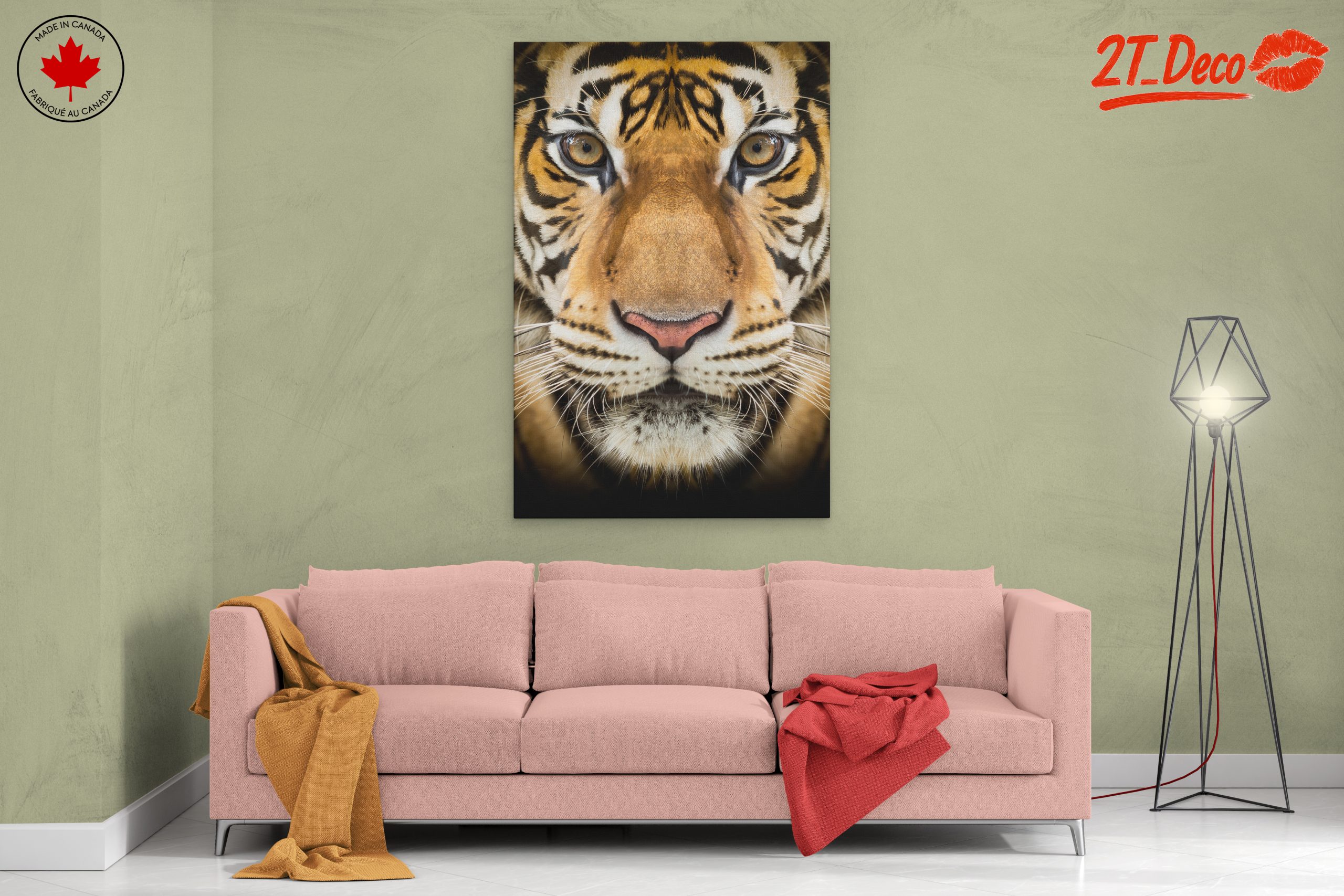Stunning Tiger Wall Art 2 - Image 2