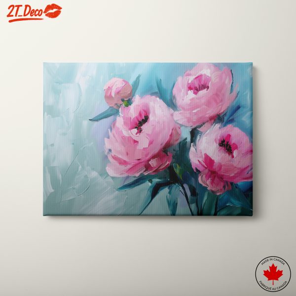 Vibrant Pink Flower Art 3