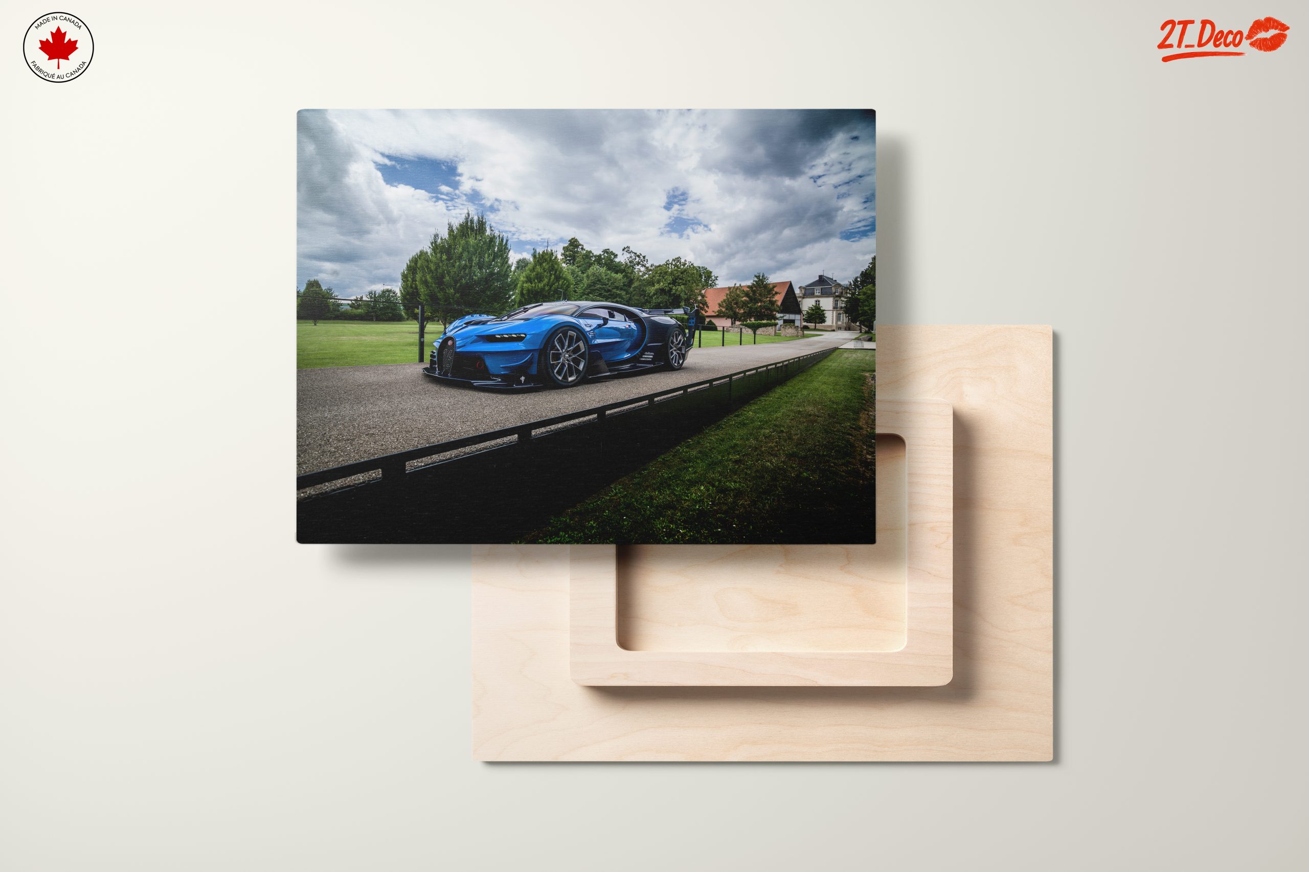Sleek Blue Classic Sports Car - Image 11