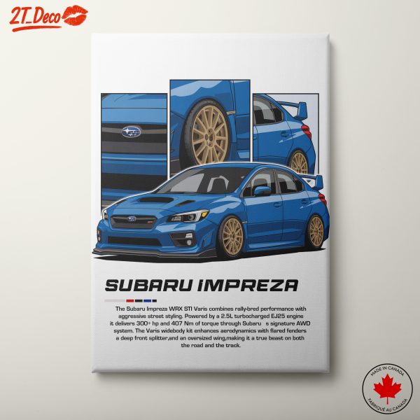 Subaru Impreza WRX STI Car Art
