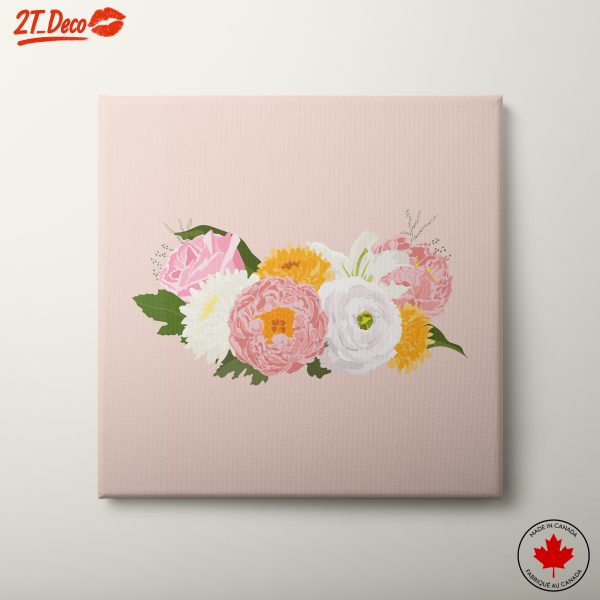 Colorful Floral Arrangement on Soft Background