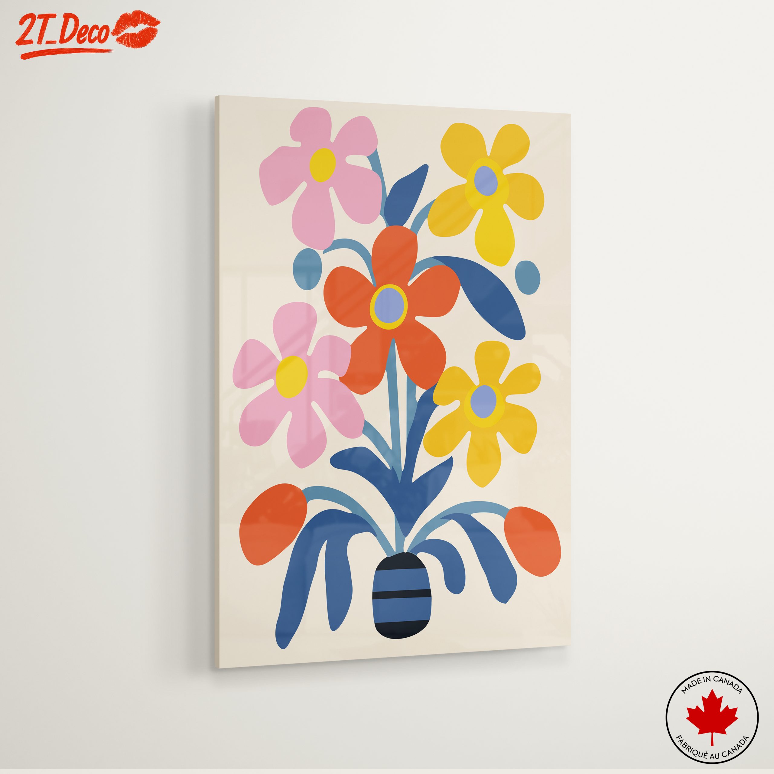 Colorful Botanical Abstract Art 3 - Image 6