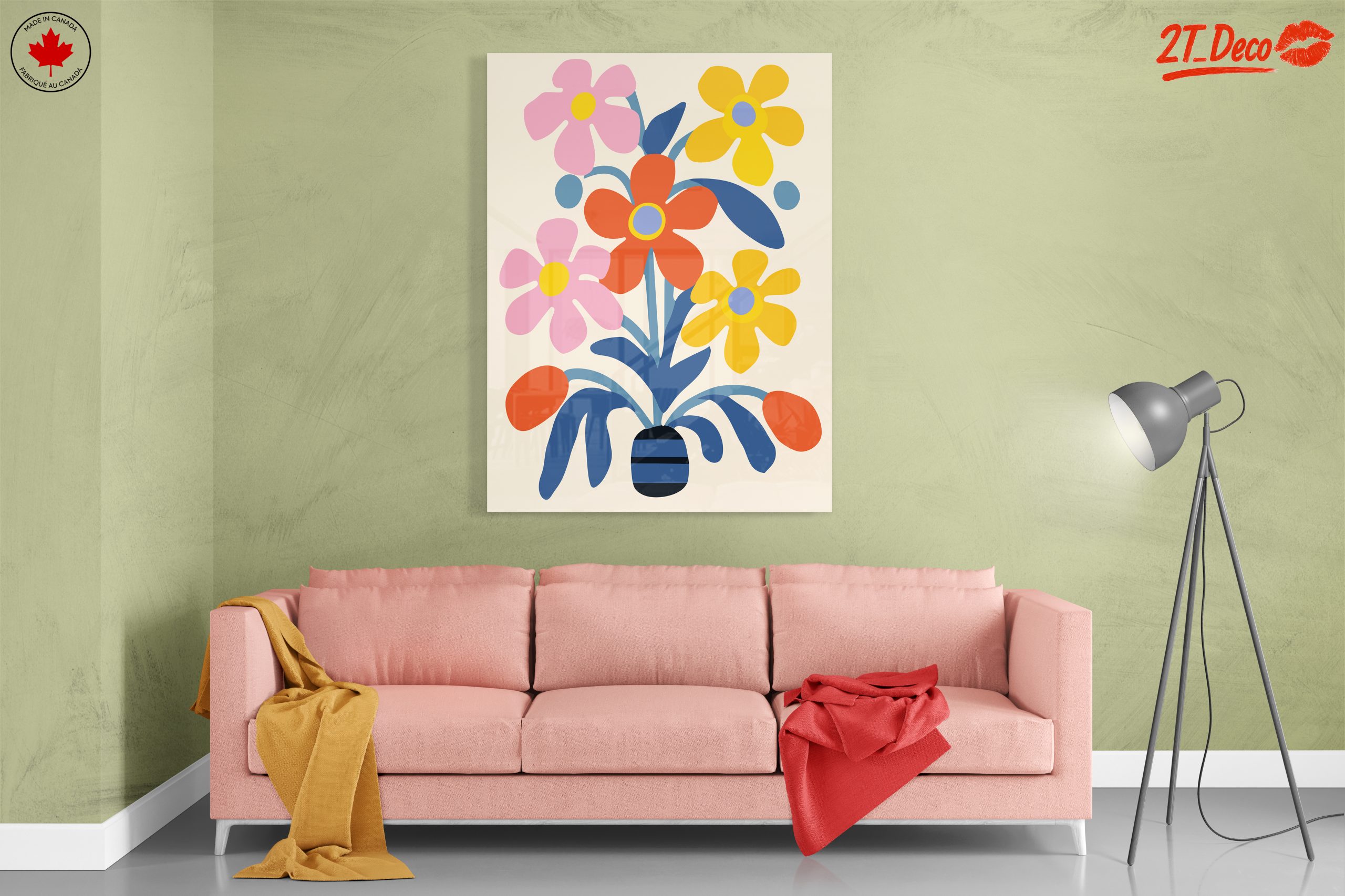 Colorful Botanical Abstract Art 3 - Image 7