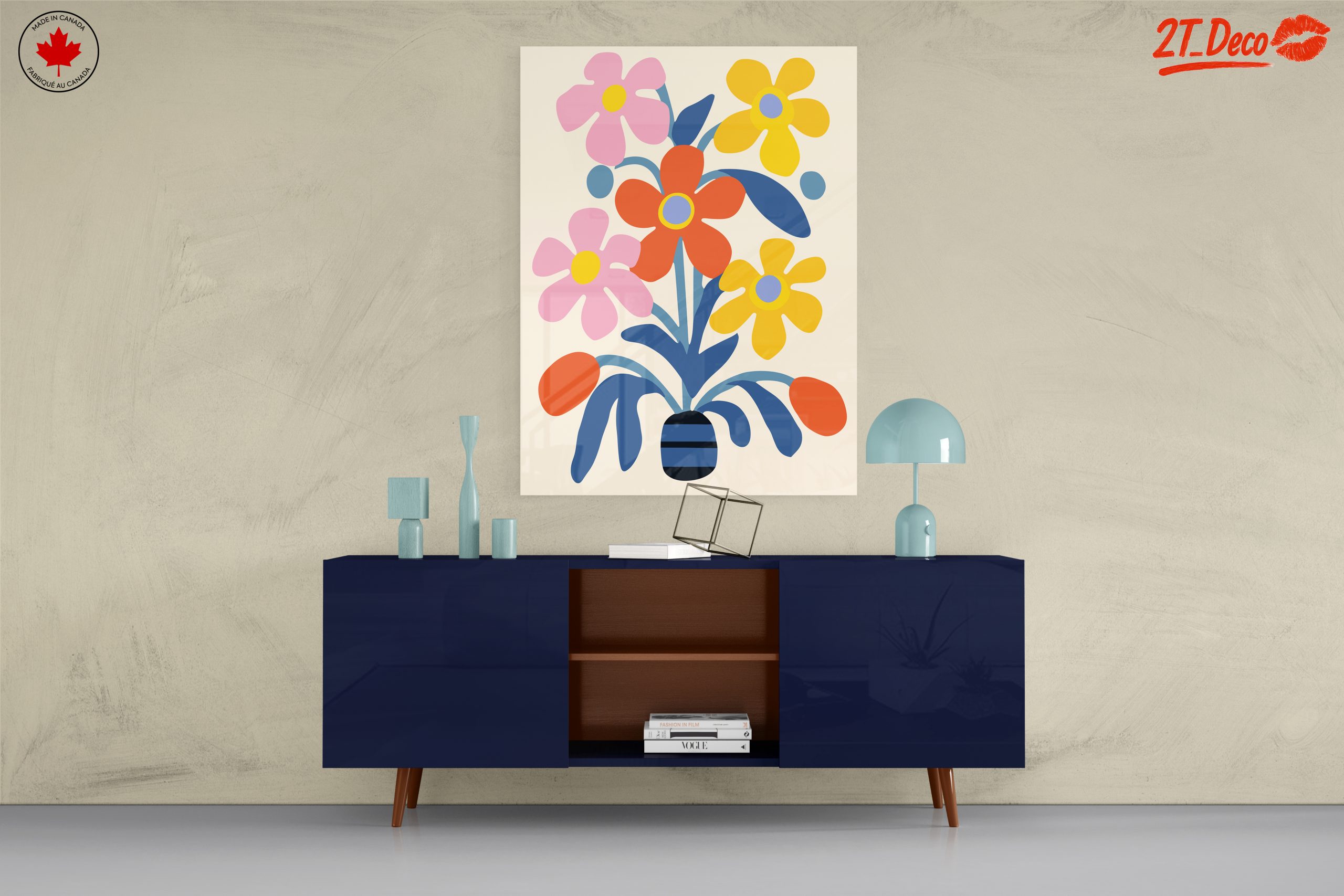 Colorful Botanical Abstract Art 3 - Image 8