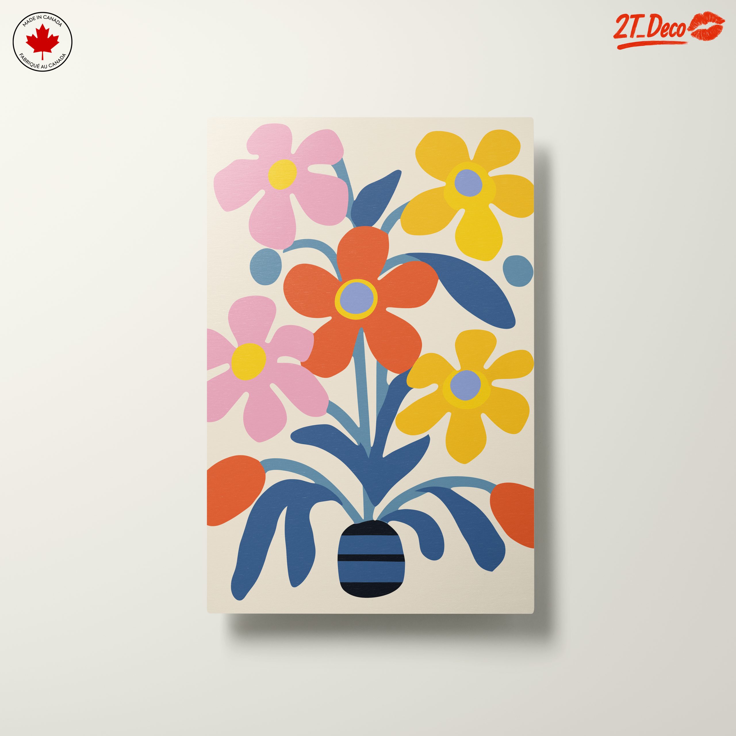 Colorful Botanical Abstract Art 3 - Image 10