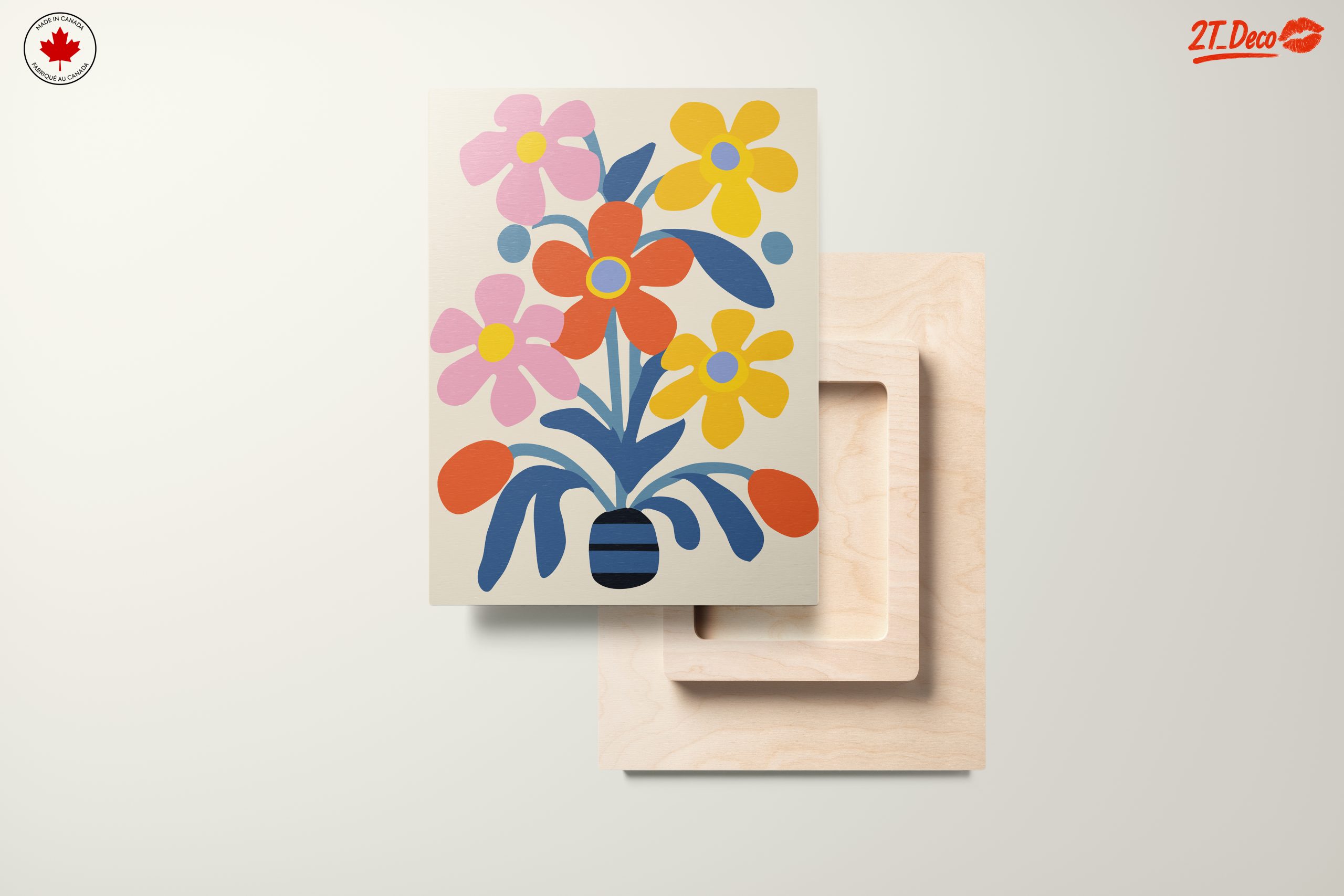 Colorful Botanical Abstract Art 3 - Image 11
