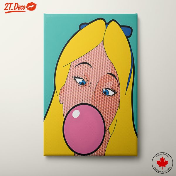 Vibrant Pop Art Illustration of a Character