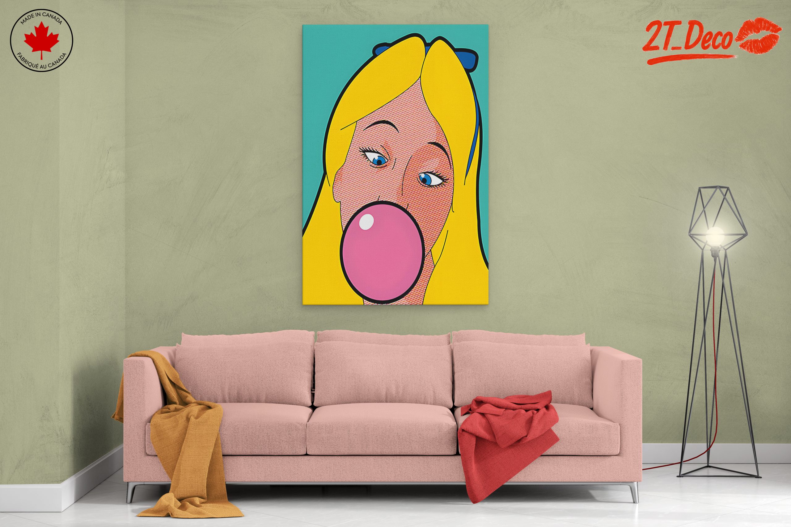 Vibrant Pop Art Illustration of a Character - Image 2