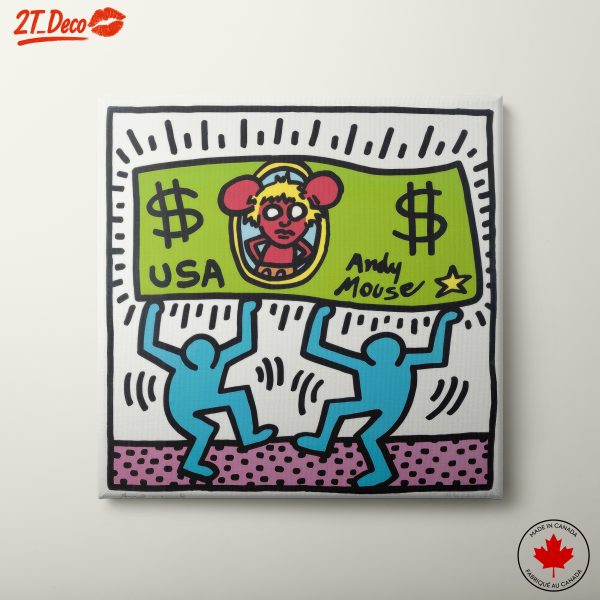 Andy Mouse Pop Art Money Design