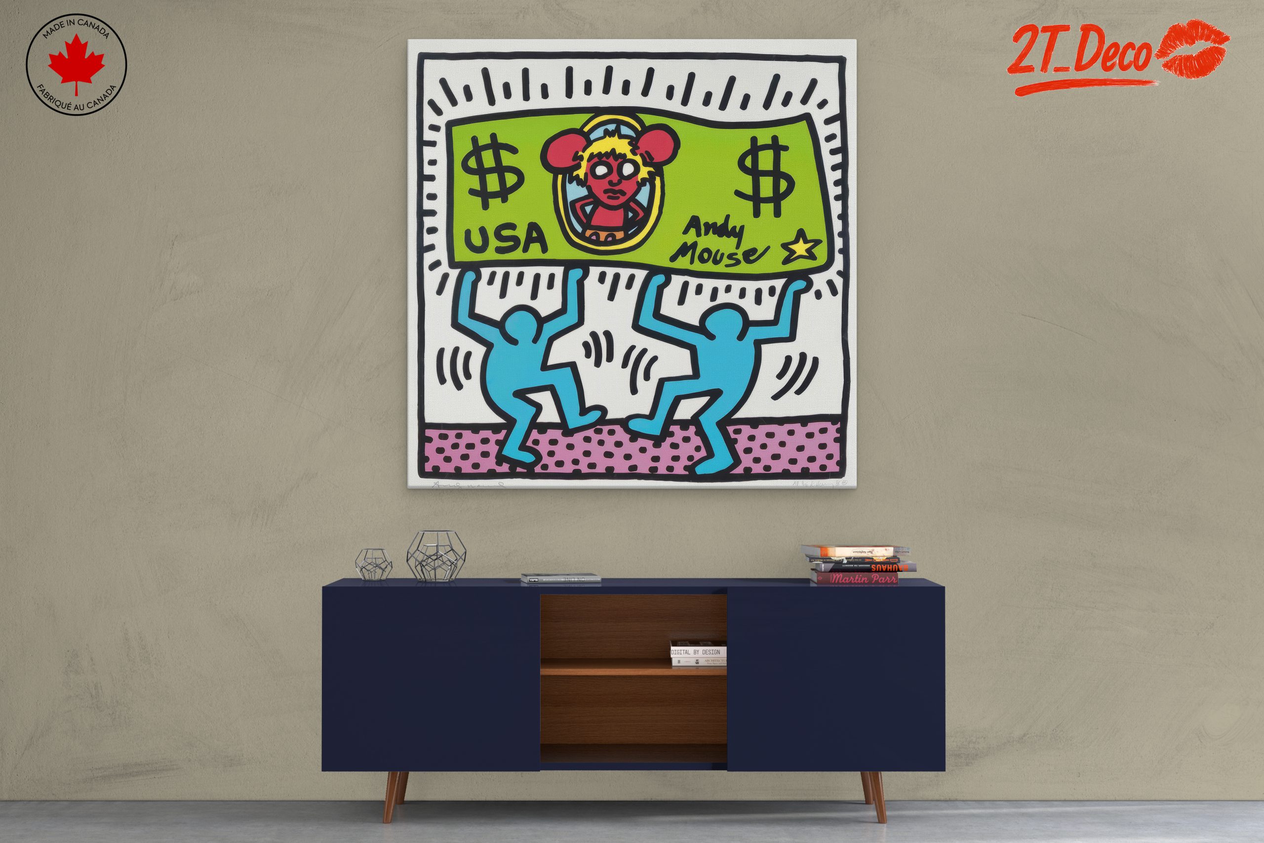Andy Mouse Pop Art Money Design - Image 3