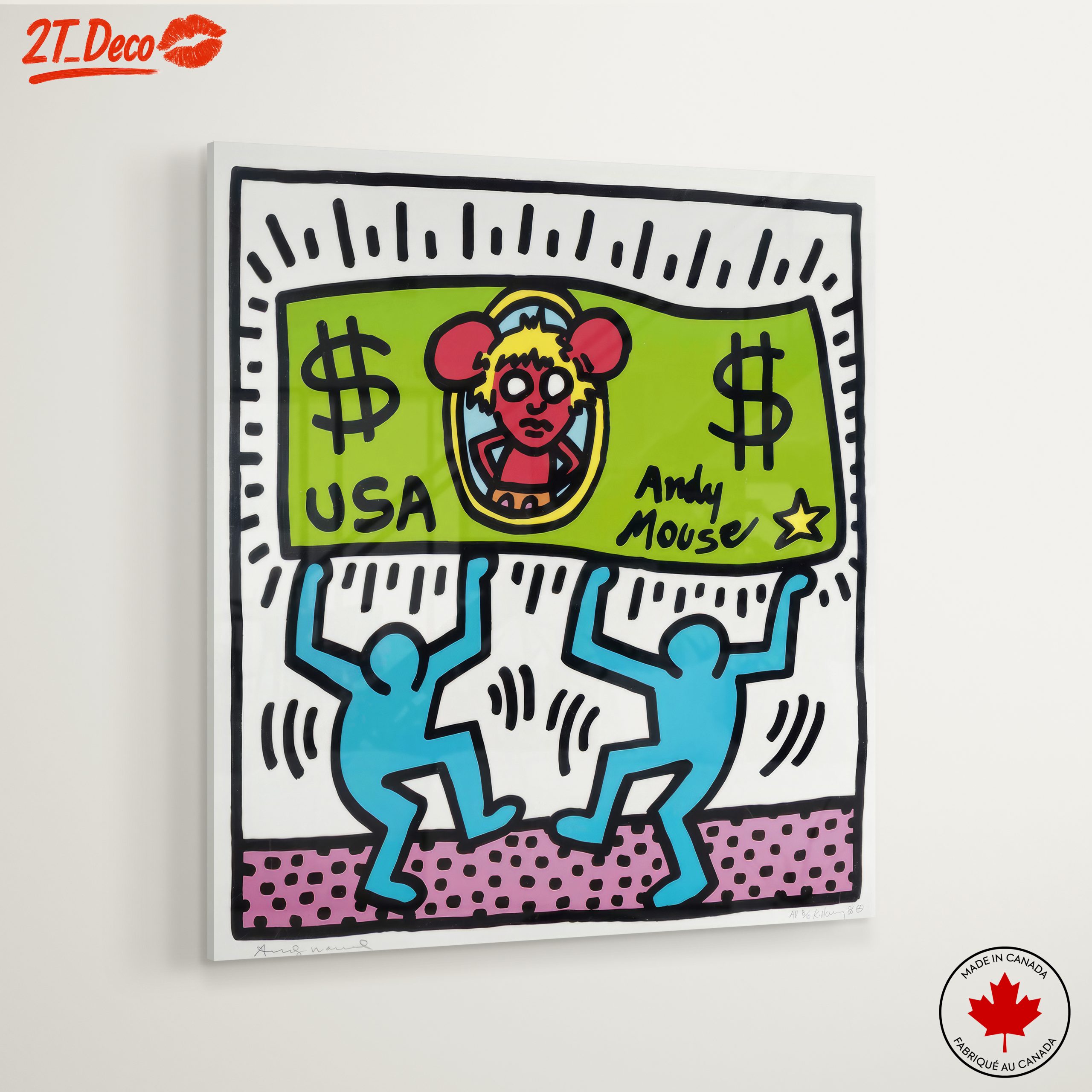 Andy Mouse Pop Art Money Design - Image 6