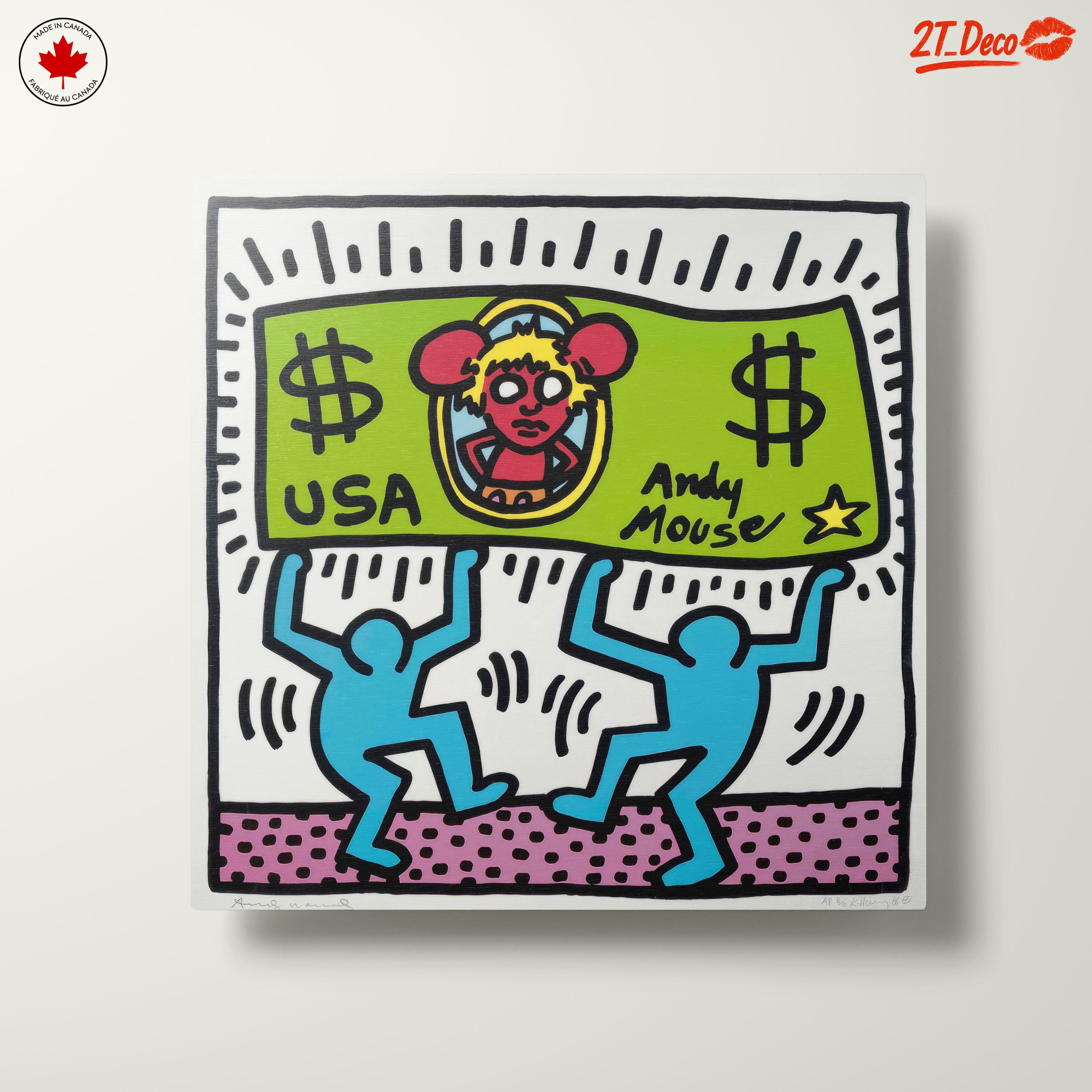 Andy Mouse Pop Art Money Design - Image 10