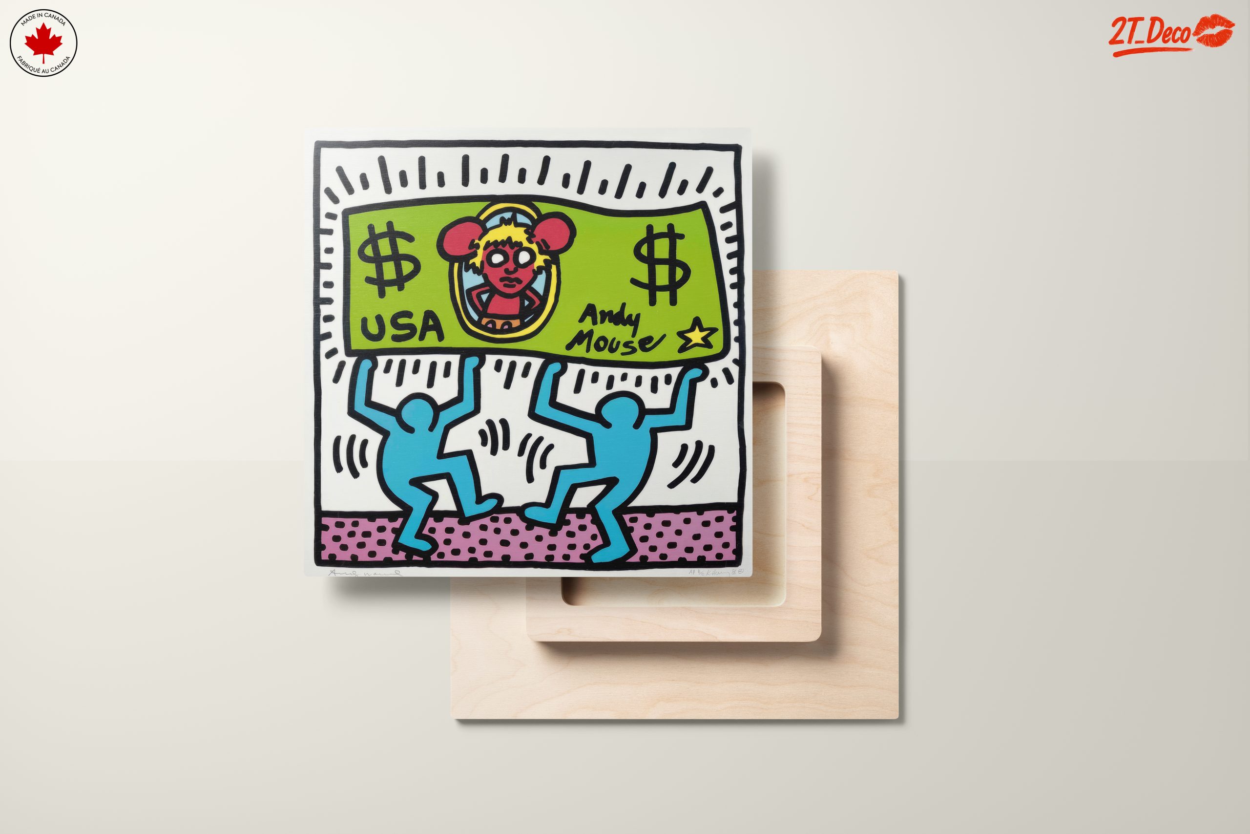 Andy Mouse Pop Art Money Design - Image 11