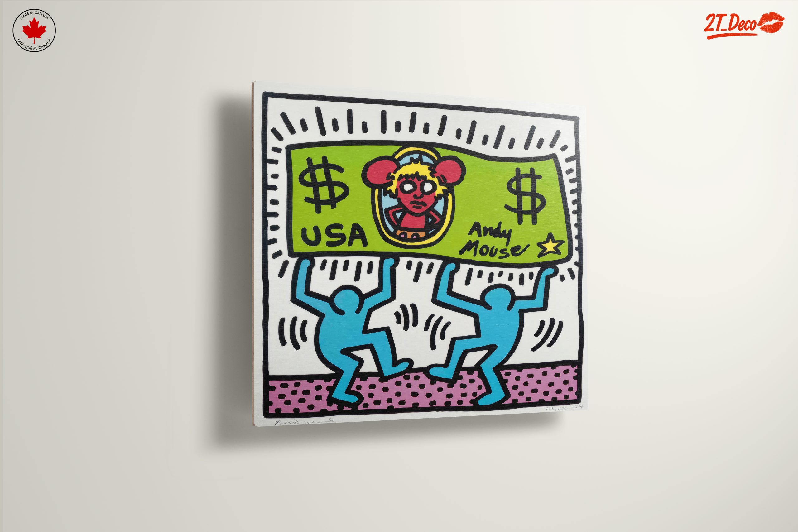 Andy Mouse Pop Art Money Design - Image 13