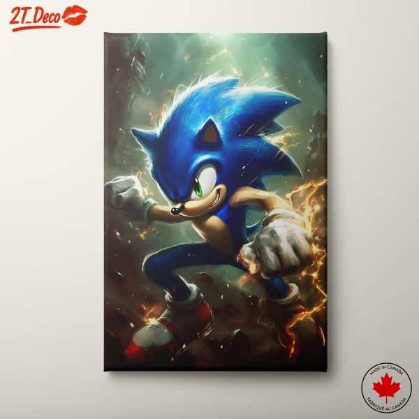 Dynamic Sonic Animation Art