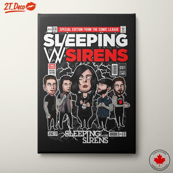 Stylized Rock Band Illustration Artwork