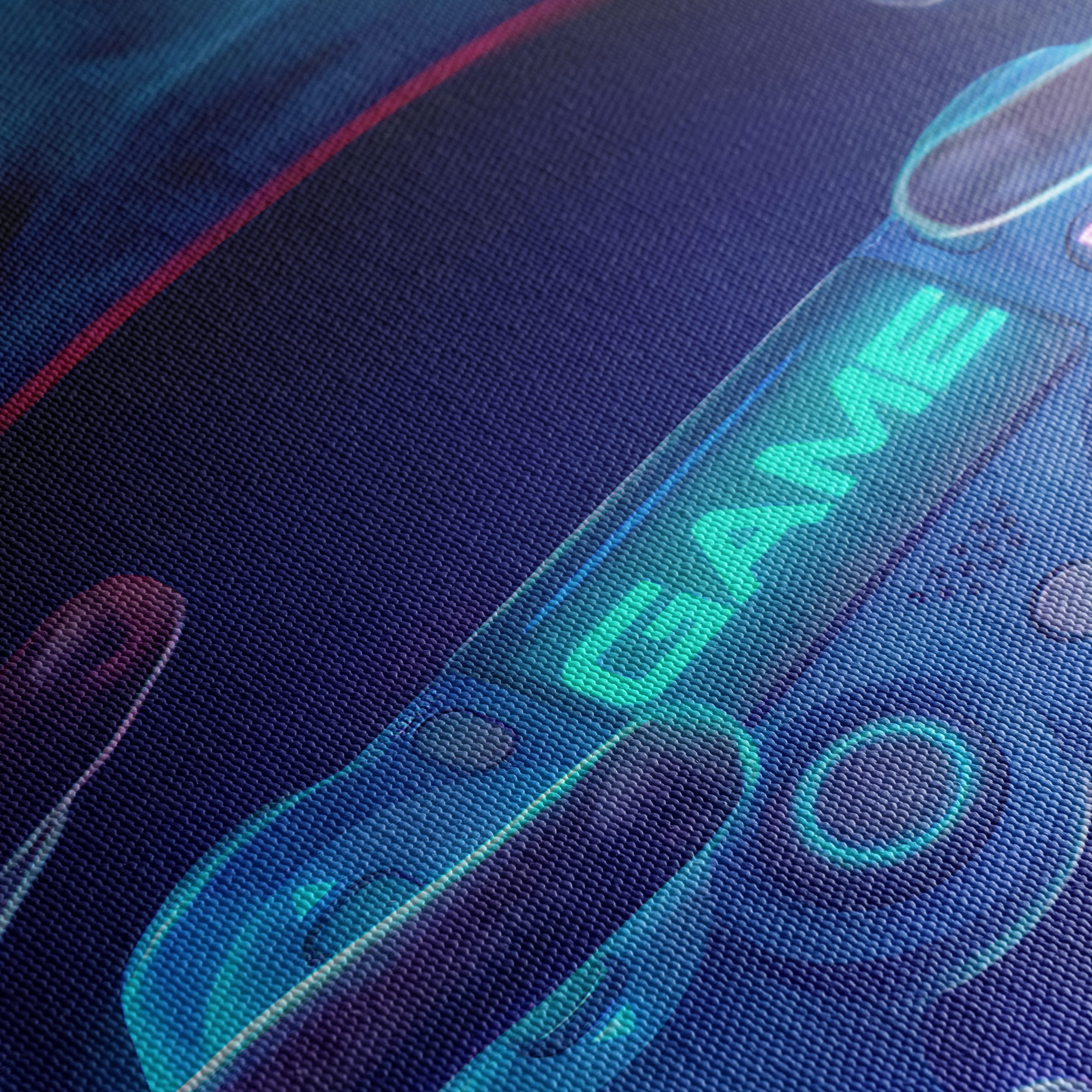 Vibrant Gaming Art with Neon Colors - Image 5