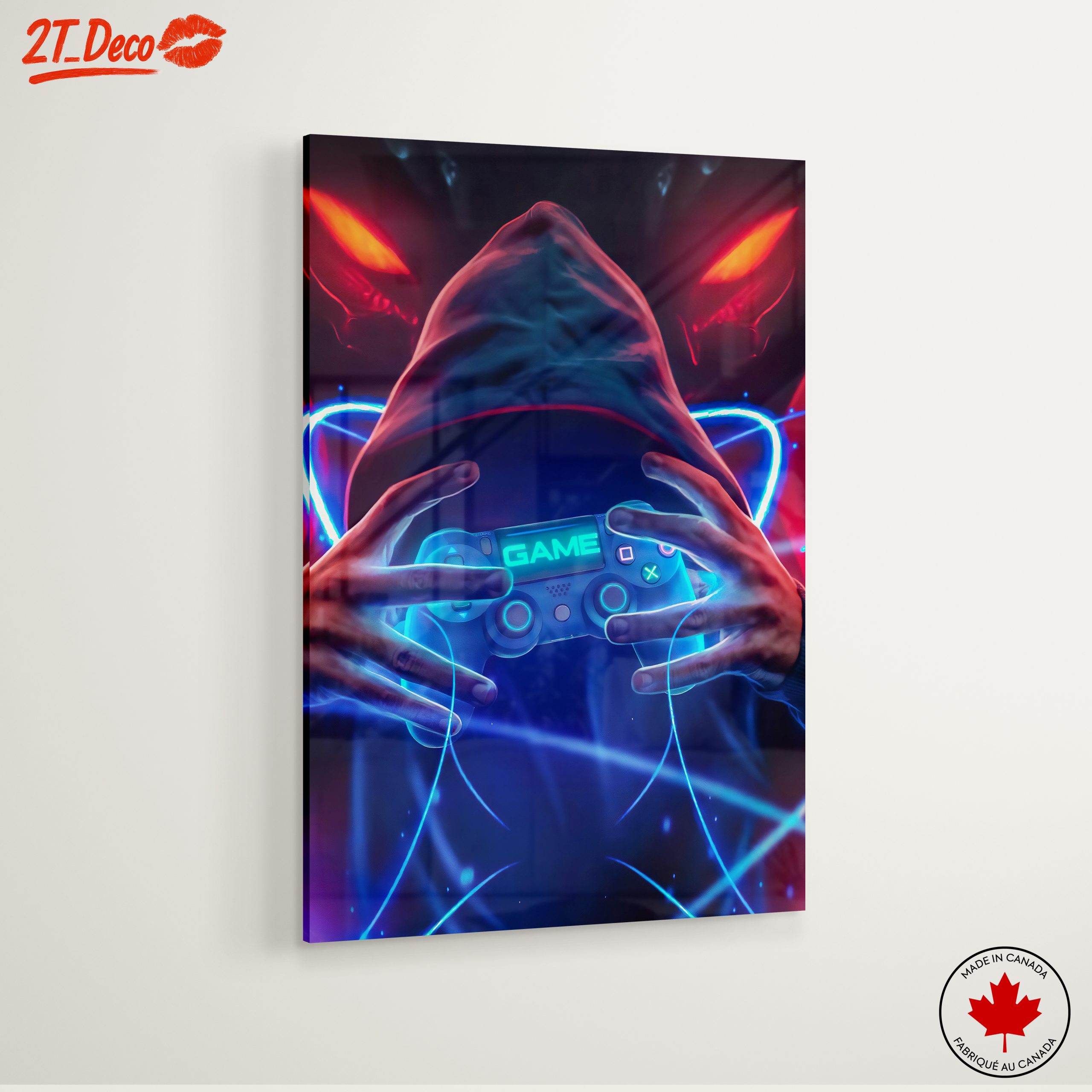 Vibrant Gaming Art with Neon Colors - Image 6