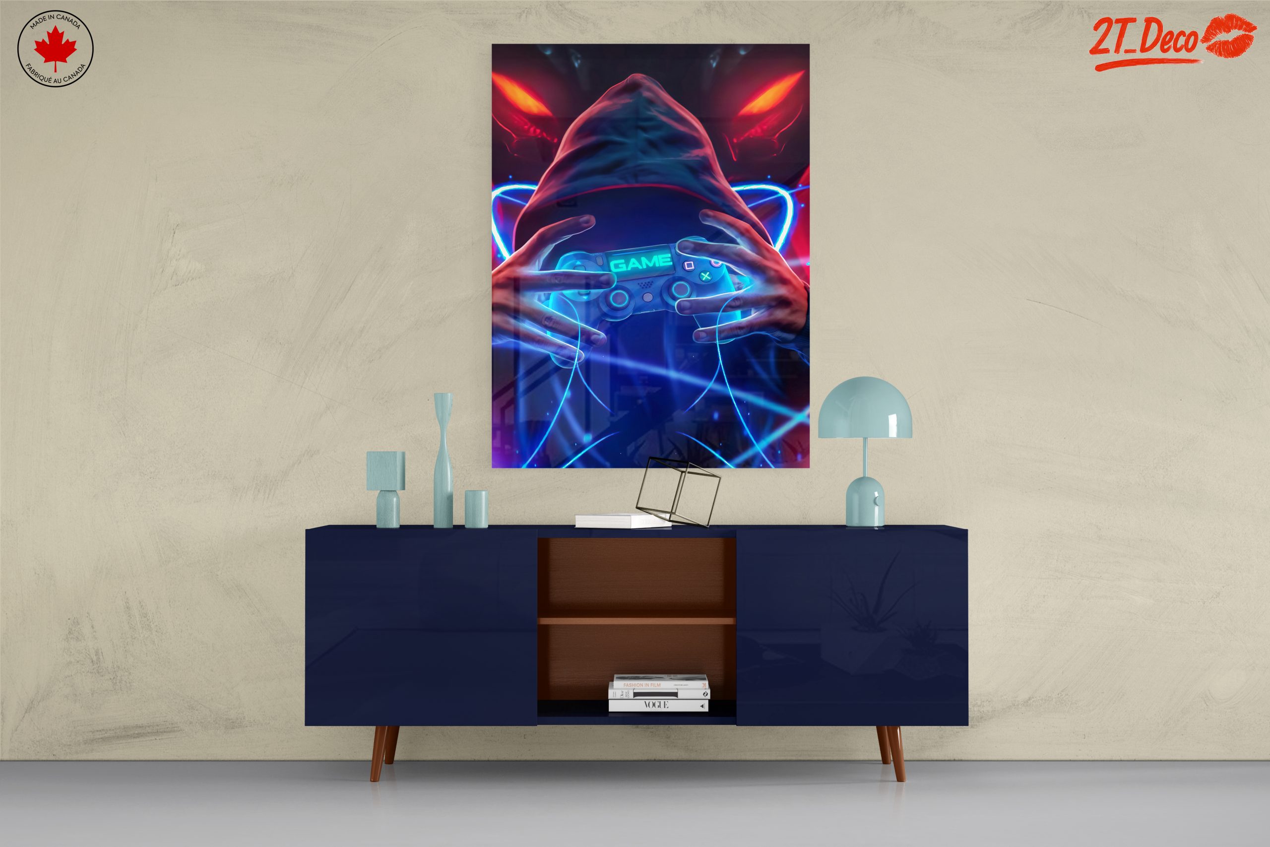 Vibrant Gaming Art with Neon Colors - Image 8