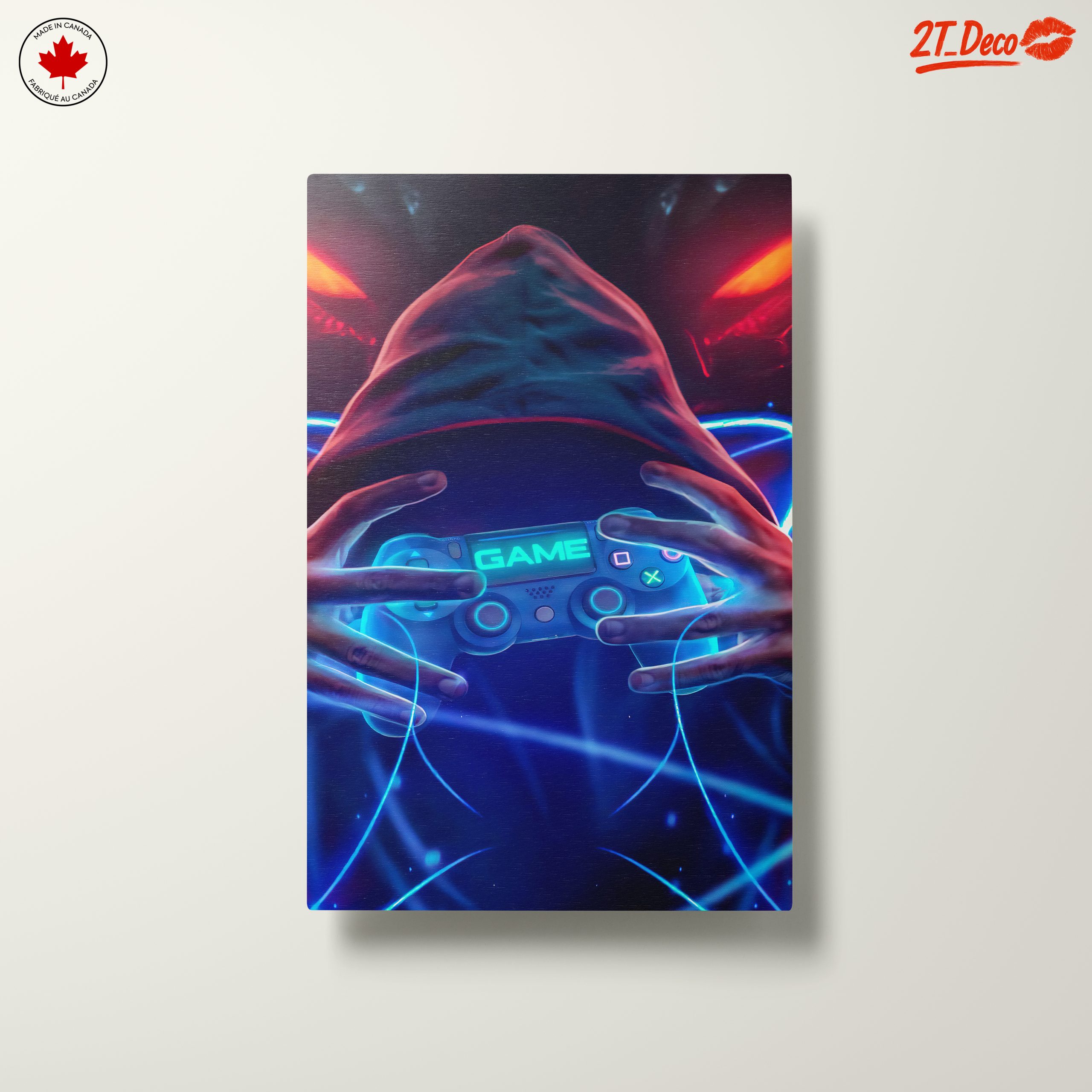 Vibrant Gaming Art with Neon Colors - Image 10
