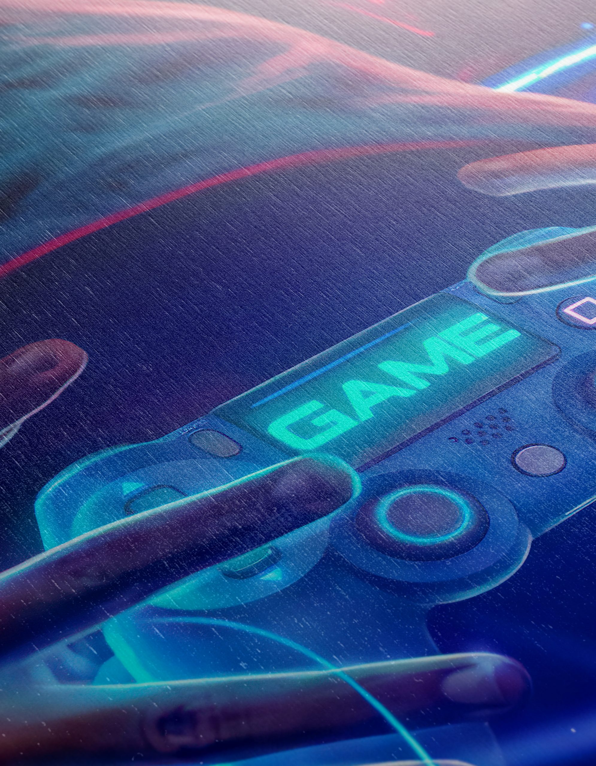 Vibrant Gaming Art with Neon Colors - Image 12