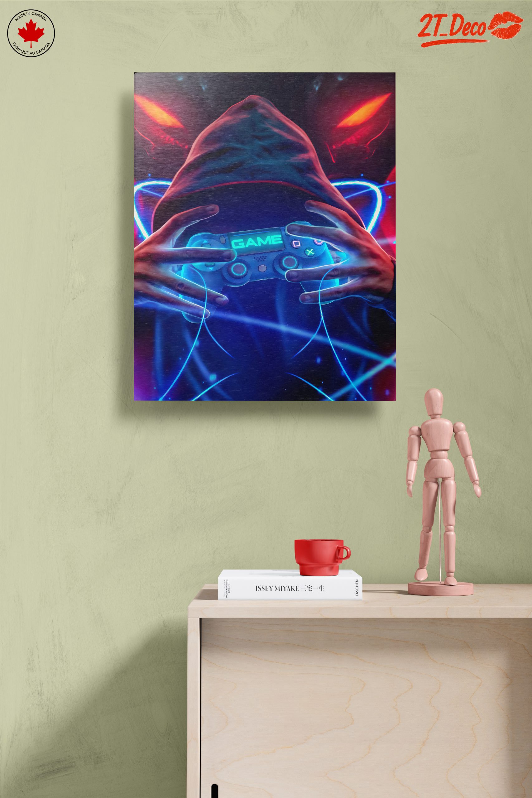 Vibrant Gaming Art with Neon Colors - Image 14