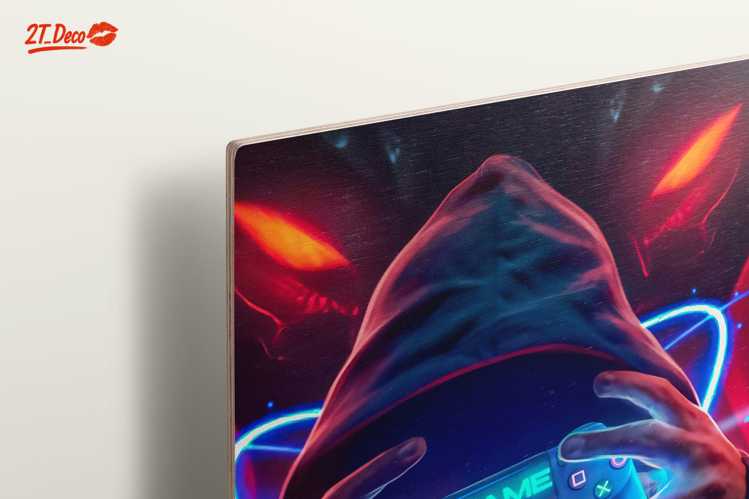 Vibrant Gaming Art with Neon Colors - Image 15