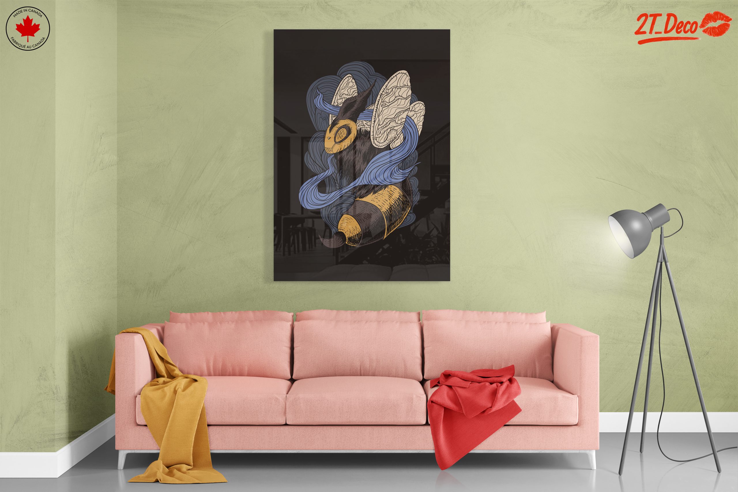 Whimsical Doodle of a Bee - Image 7