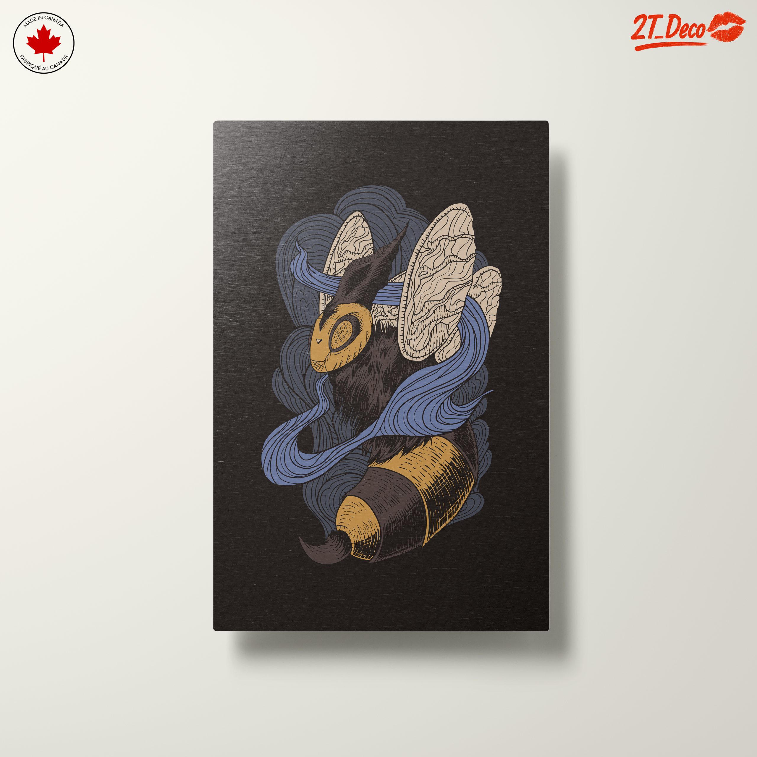 Whimsical Doodle of a Bee - Image 10