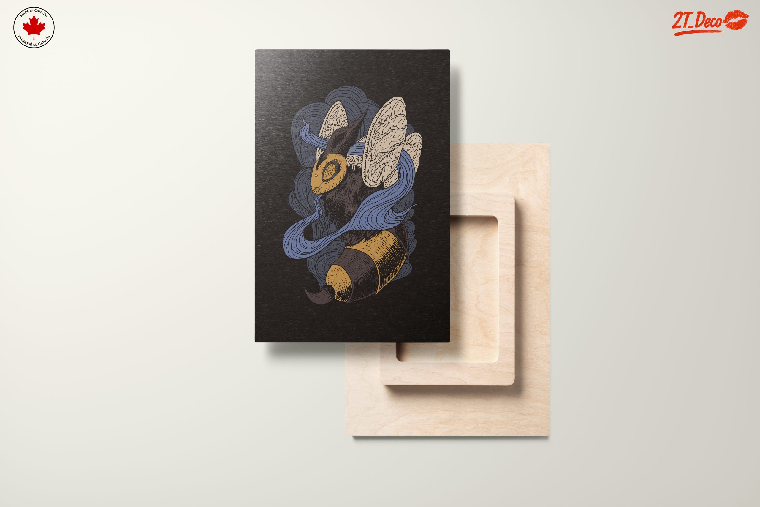 Whimsical Doodle of a Bee - Image 11